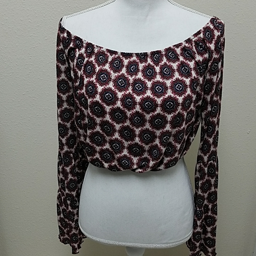 LA HEARTS HALF TOP